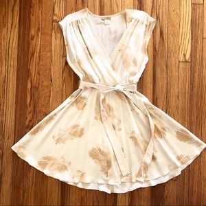 Doucette Duvall Silk Feather Dress